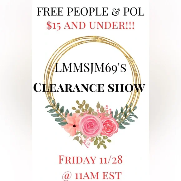 Floral Design Clearance Show Poster - Picture 1 of 1